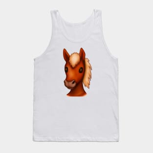 Cute Horse Drawing Tank Top